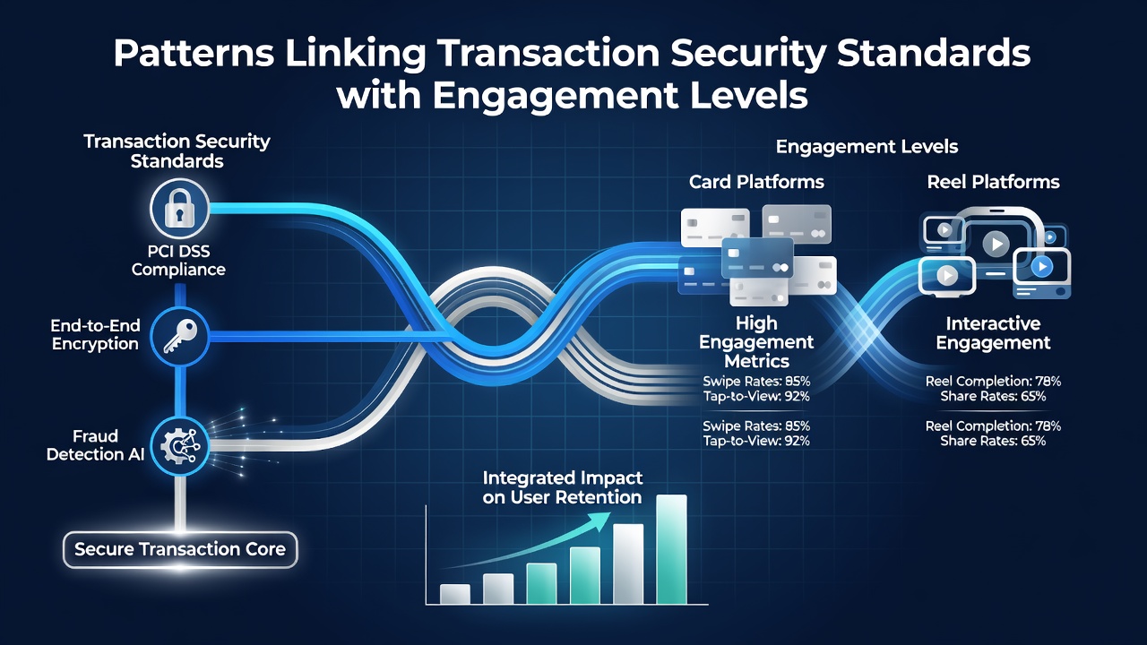 Mobile app interface showing secure transaction flow for card and reel games with encryption indicators