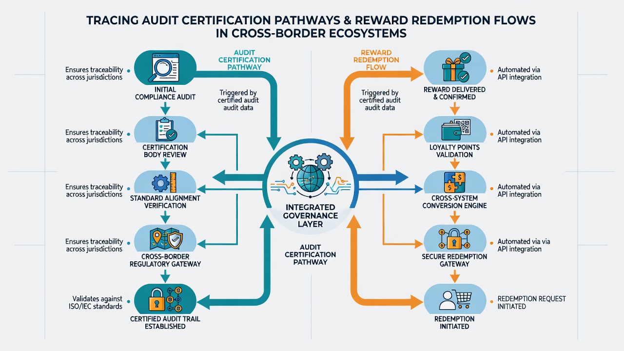 Cross-device reward redemption process illustration in gaming networks