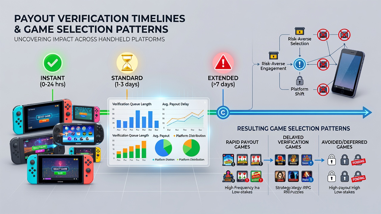 Mobile screen showing game selection influenced by payout speed indicators